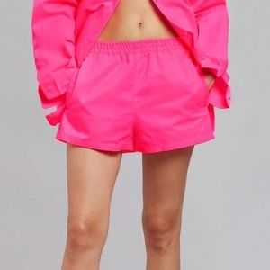 The Frankie Shop - Perla neon pink SHORTS size small